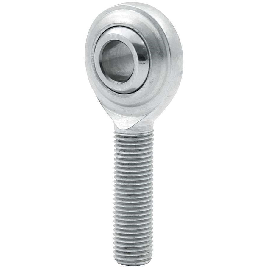 Allstar Performance Rod End - Standard - Spherical - 1/4 in Bore - 1/4-28 in Right Hand Male Thread - Zinc Oxide (Set of 10)