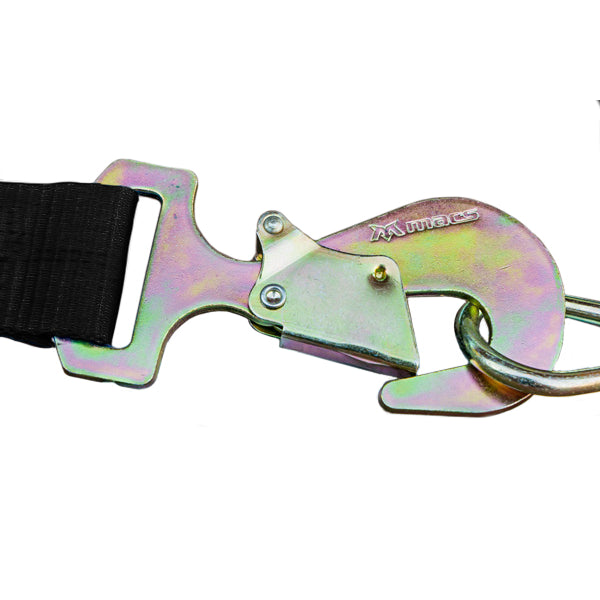 Mac's Ratchet Strap w/ Flat Snap Hooks - 2" x 8 Foot