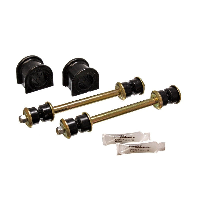Energy Suspension Hyper-Flex Front Sway Bar Bushing - 34 mm Bar - End Links - Black/Cadmium - Ford Midsize SUV 1998-2001