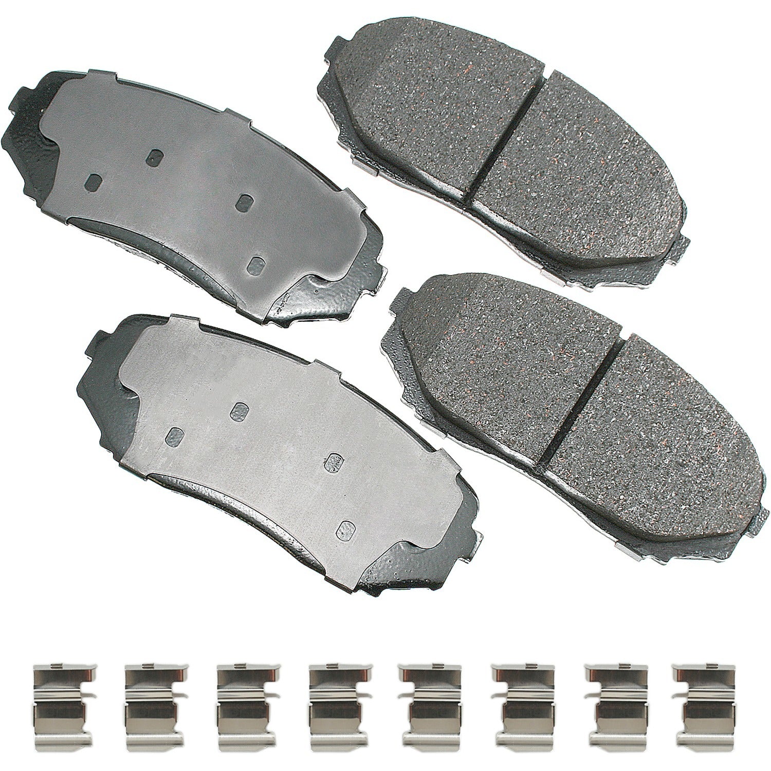 Akebono Brakes ProACT Front Brake Pads - Ford/Mazda/Lincoln 2007-2017 (Set of 4)