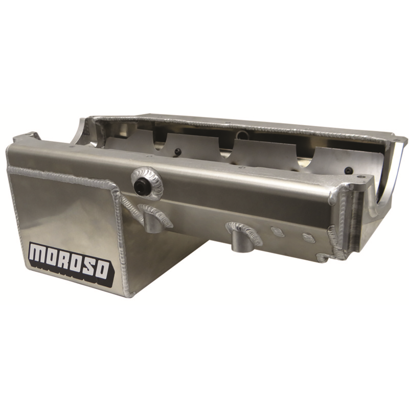 Moroso 8 Quart Oil Pan - Aluminum - SB Chevy Drag Race