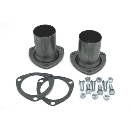 Hedman Hedders Collector Reducer - 3 in Inlet to 2-1/4 in OD Outlet - 3-Bolt Flange - Gasket - Pair