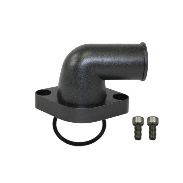 Specialty Products Water Neck Chevy 90 Degree O-Ring Style Black