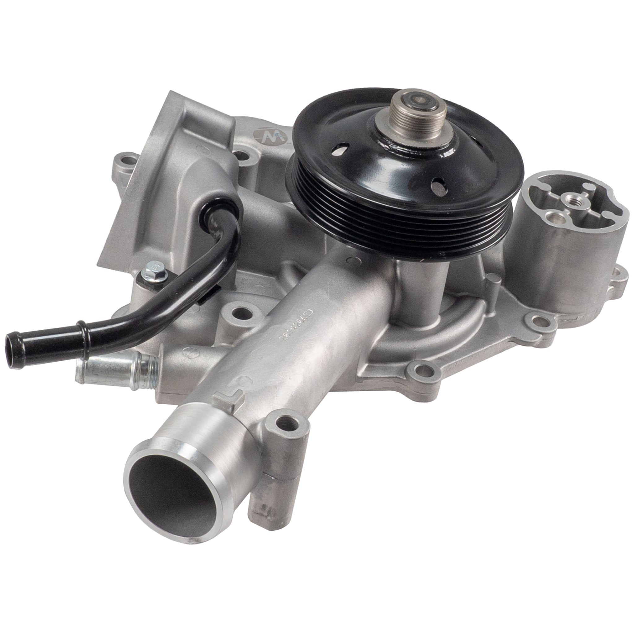 Melling Water Pump - Black Pulley - 4.59 in Hub Height - Mopar Gen III Hemi