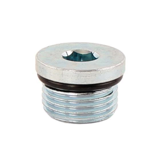 Dart 1/2 in NPT O-Ring Plug - Allen Head - Cadmium
