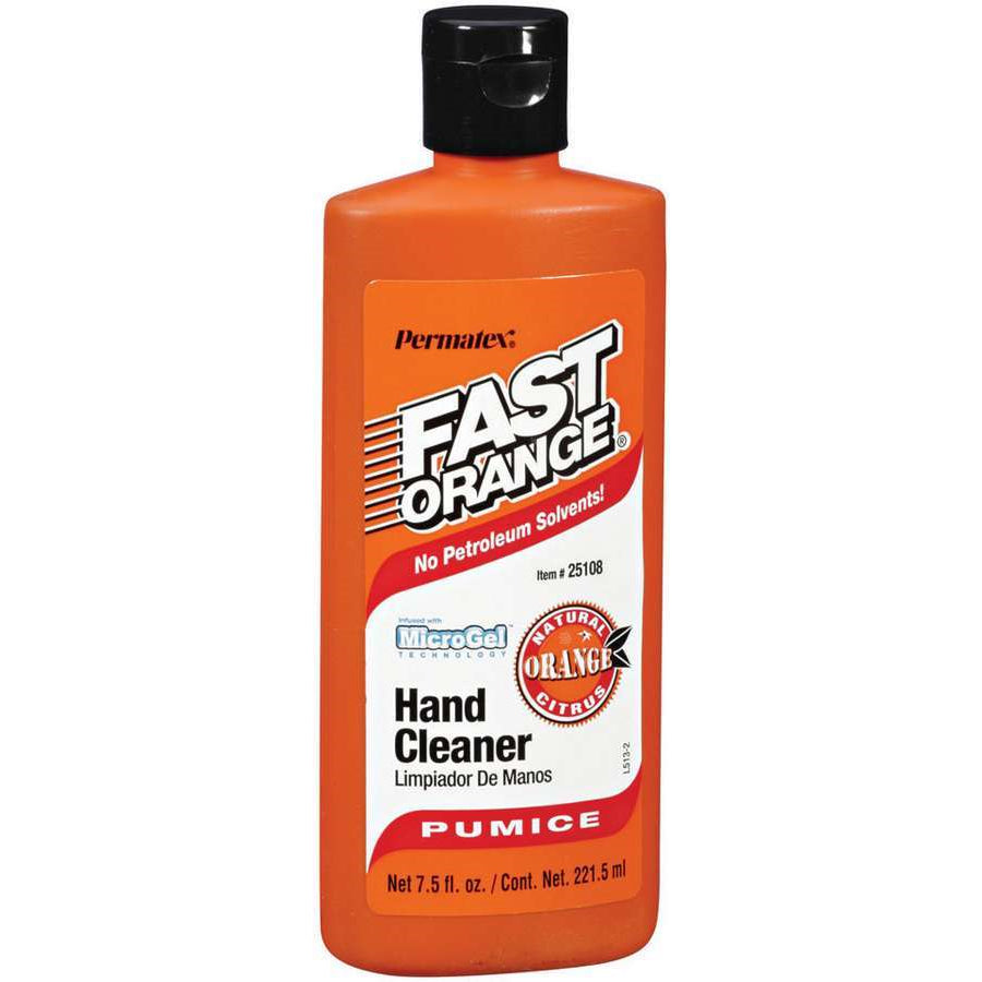 Permatex Fast Orange Natural Citrus Pumice Formula Hand Cleaner - 7.5 oz. Squeeze Tube