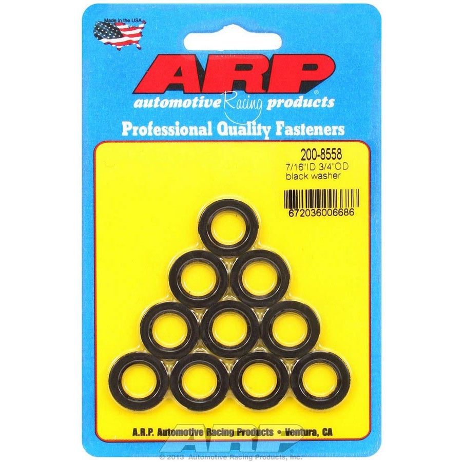 ARP Chrome Moly Special Purpose Washers - 7/16" I.D., 3/4" O.D. w/ I.D. Chamfer - (10 Pack)