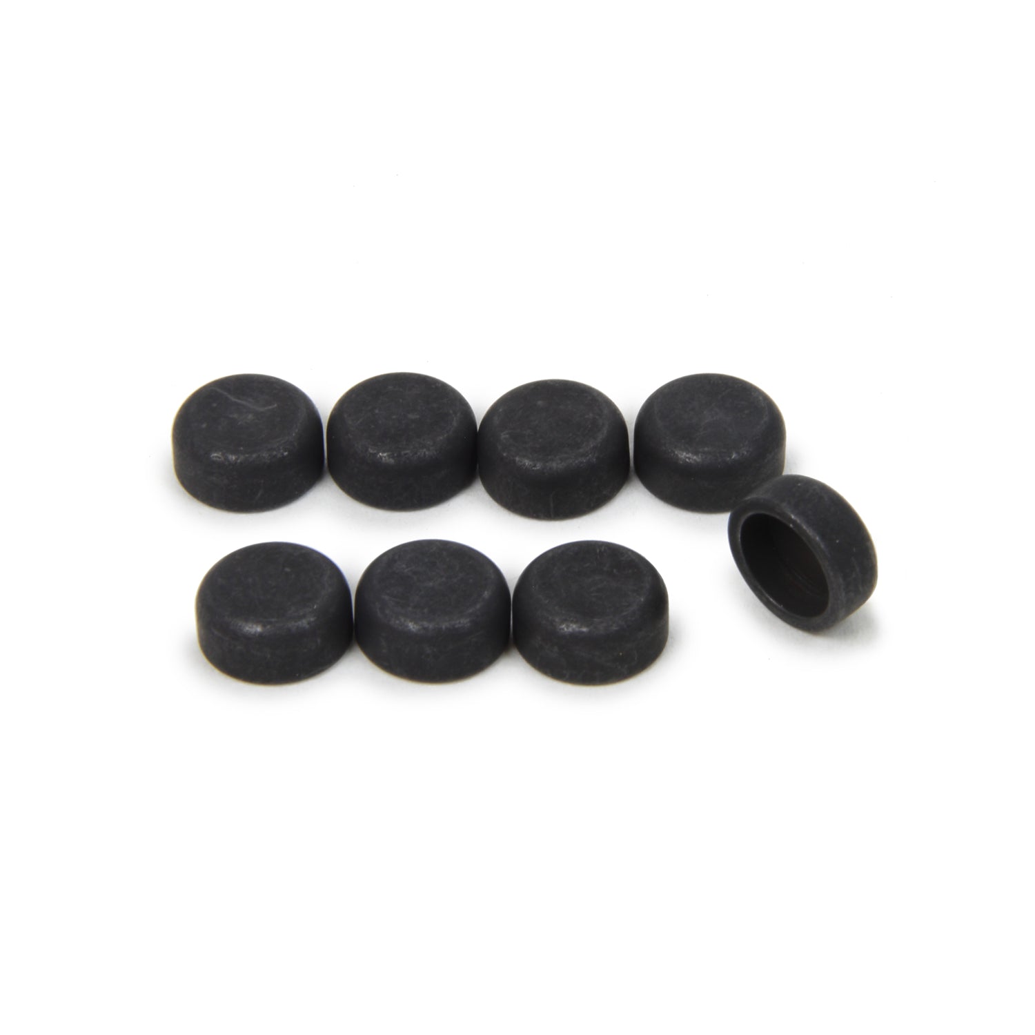 Manley 11/32" 4140 Alloy Steel Valve Wear Caps (Lash Caps) - (Set of 8) (Non - Rotating)