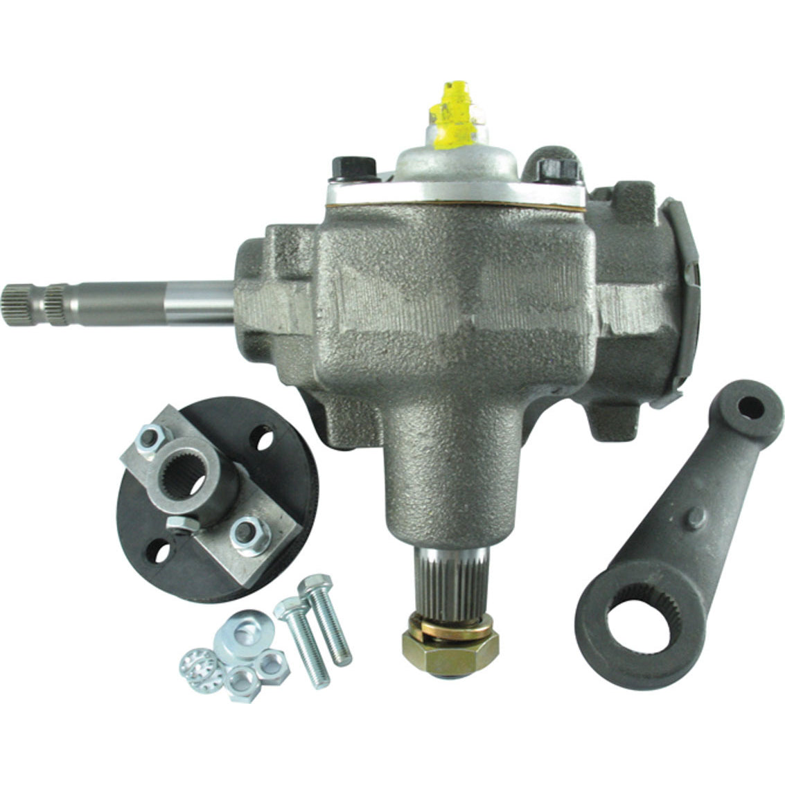 Borgeson Saginaw 525 Manual Steering Box - Half Rag Joint / Pitman Arm - GM F-Body 1970-81 / GM X-Body 1975-79