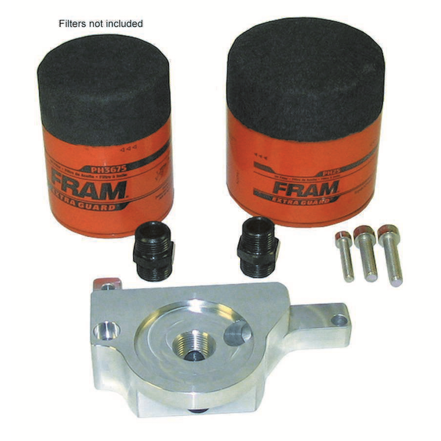 Milodon Filter Mount - LS Oil Pan