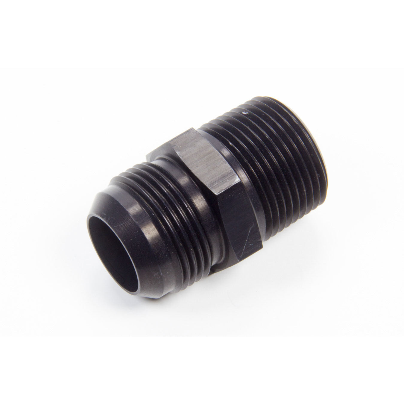 Aeroquip Black Aluminum -16 Male AN to 1" NPT Straight Adapter
