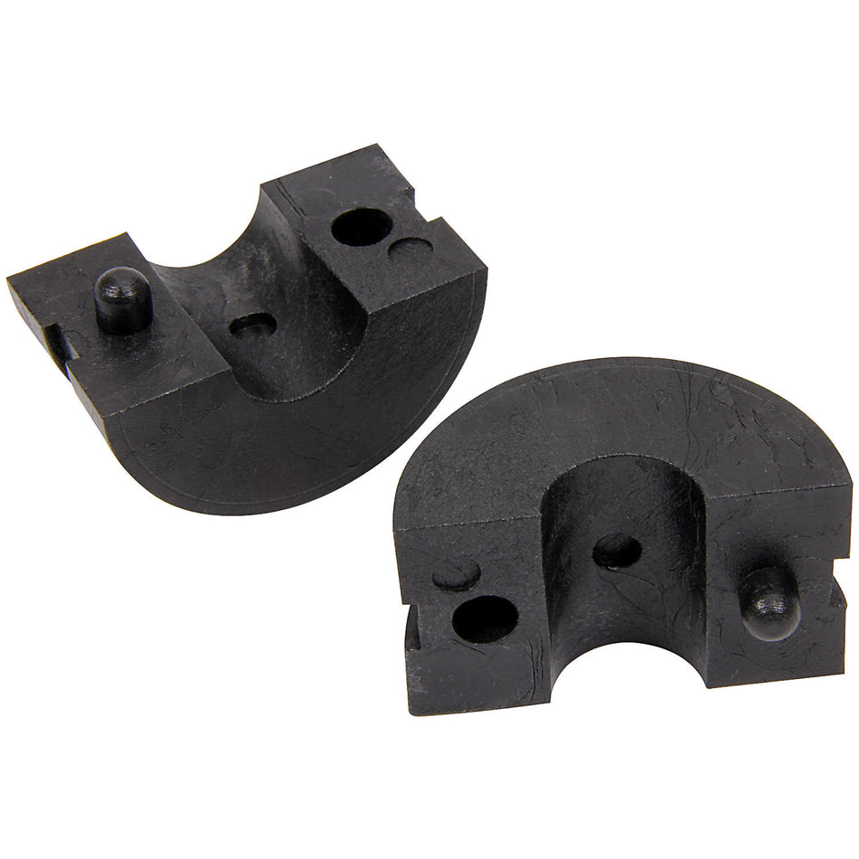 Allstar Performance Collar Style Shock Shim - 2 Piece - 1 in Thick - Black - 16 mm Shocks - Set of 10