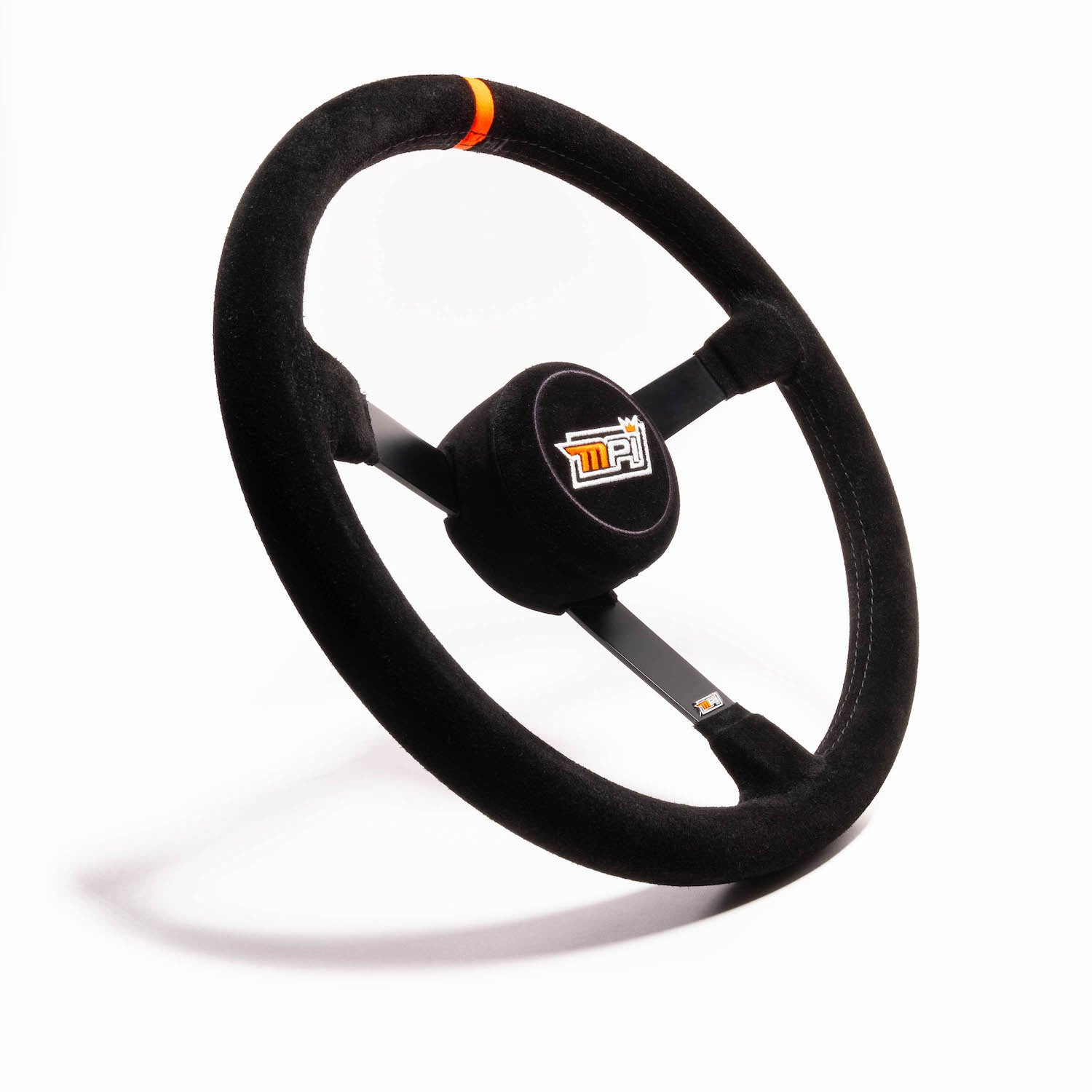 MPI 14" LW Steel Wheel - Suede Grip - 3" Dished