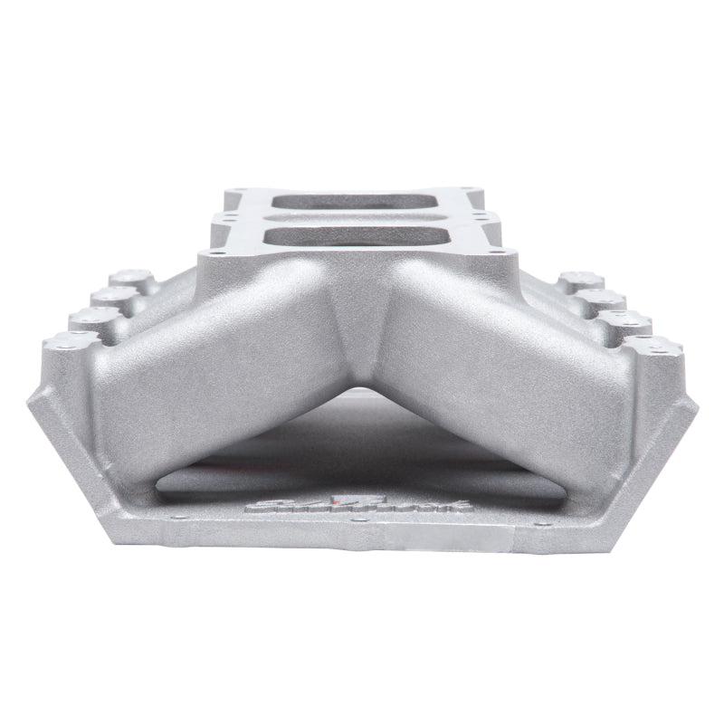 Edelbrock Dual Quad Intake Manifold Dual Competition EFI Flange Single Plane Aluminum - Natural
