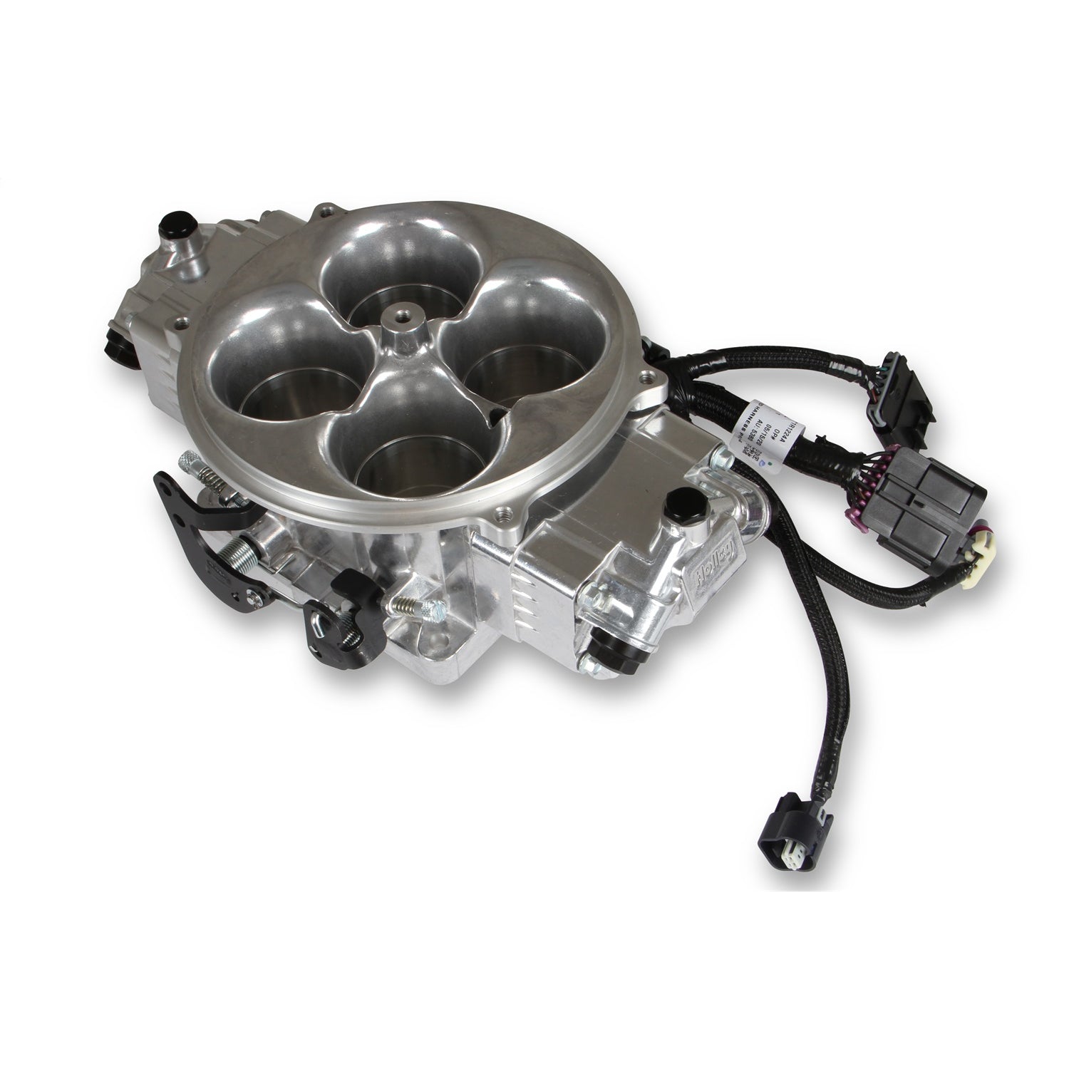Holley EFI Terminator X Stealth Fuel Injection System - Multi Port - Power Module/Programmer/02 Sensor - Stainless - Polished