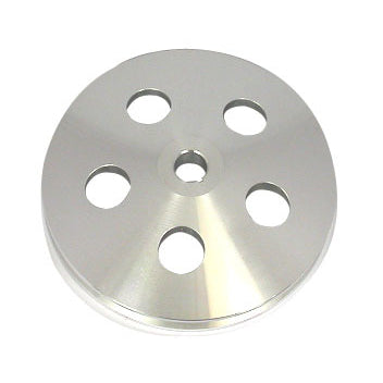Racing Power Polished Aluminum GM 1V Power Steering Pulley