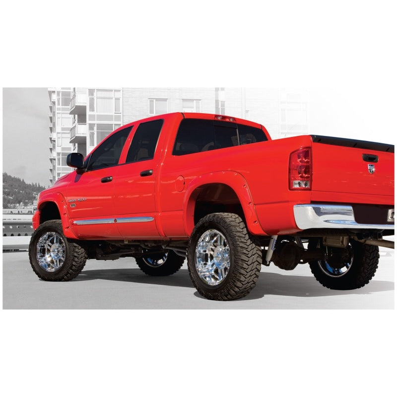 Bushwacker Pocket Style Front / Rear Fender Flare - 2.5 in Wide - Black - Dodge Ram Fullsize Truck 2002-09