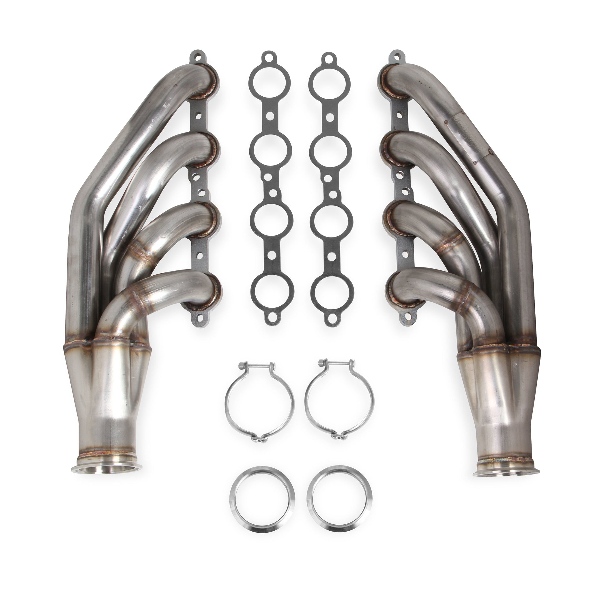 Flowtech LS Turbo Headers - 1.75 in Primary - 3 in Collector - Up and Forward - GM LS-Series - Universal - Pair