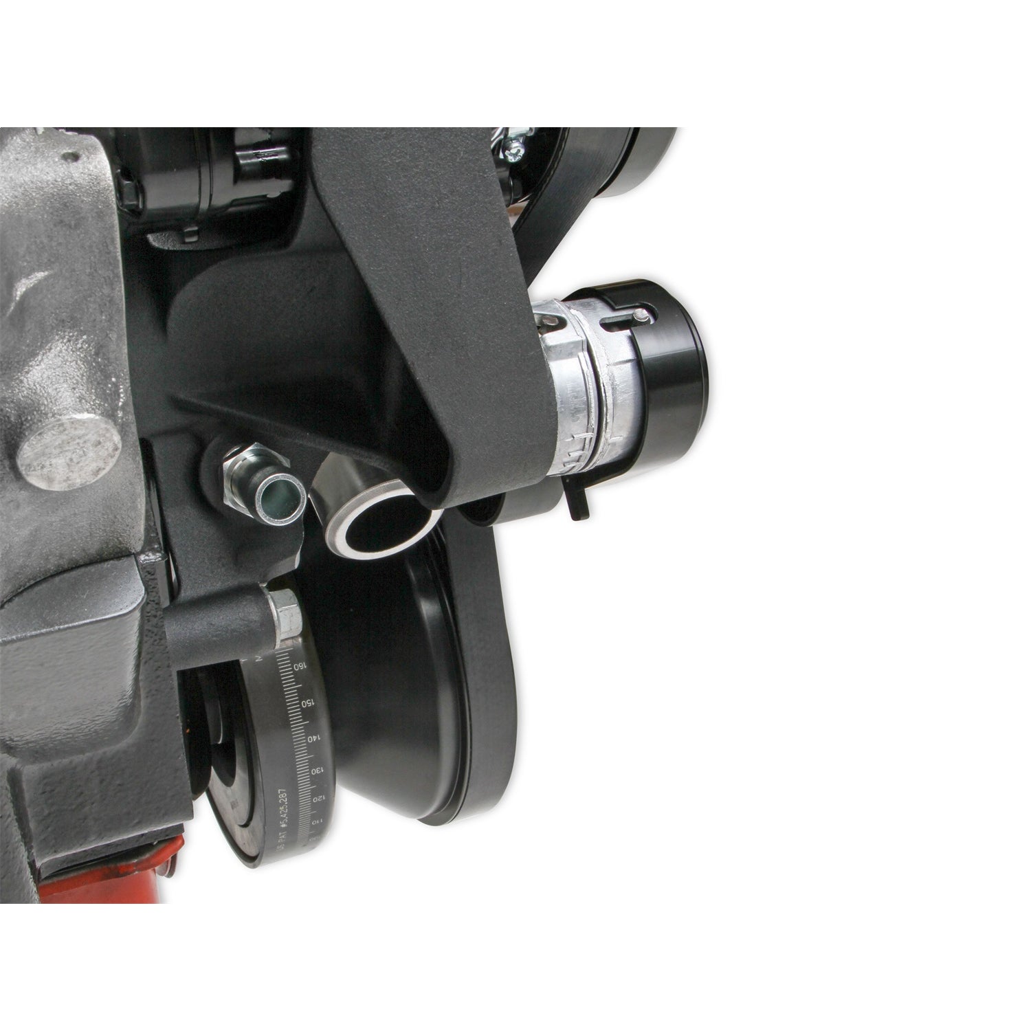 Holley 6-Rib Serpentine Pulley Kit - Black - Big Block Chevy