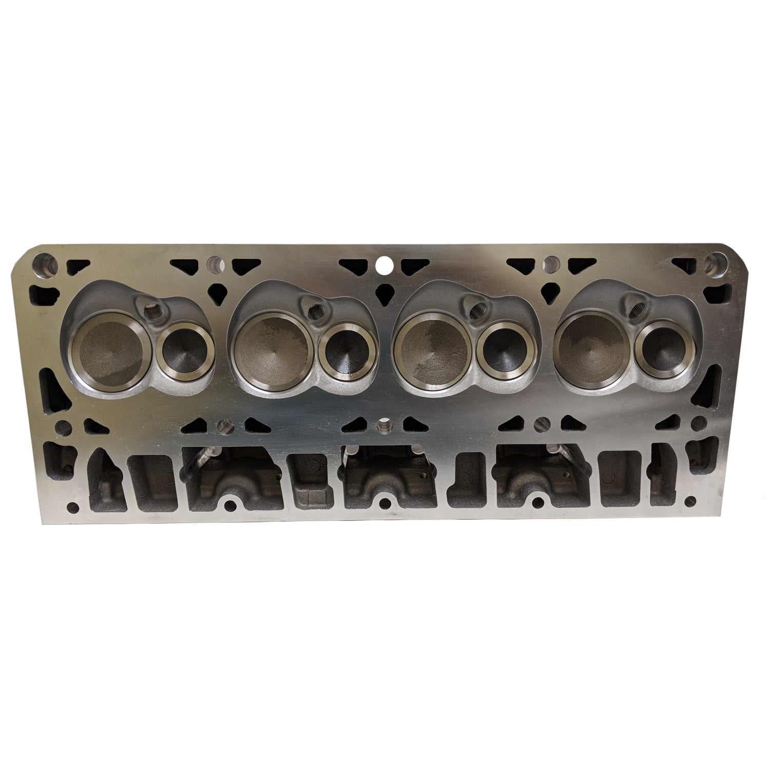 ENGINEQUEST Assembled Cylinder Head - 2.165 in/1.590" Valves - 258 cc Intake - 69 cc Chamber - Aluminum - GM LS-Series