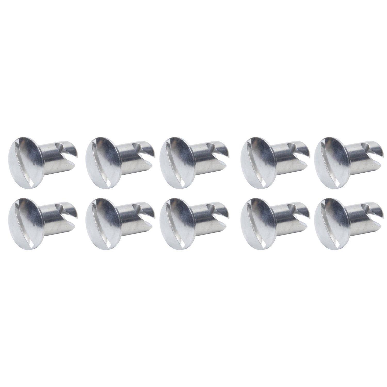 Ti22 Oval Head Dzus Buttons .550 Long - Pack of 10