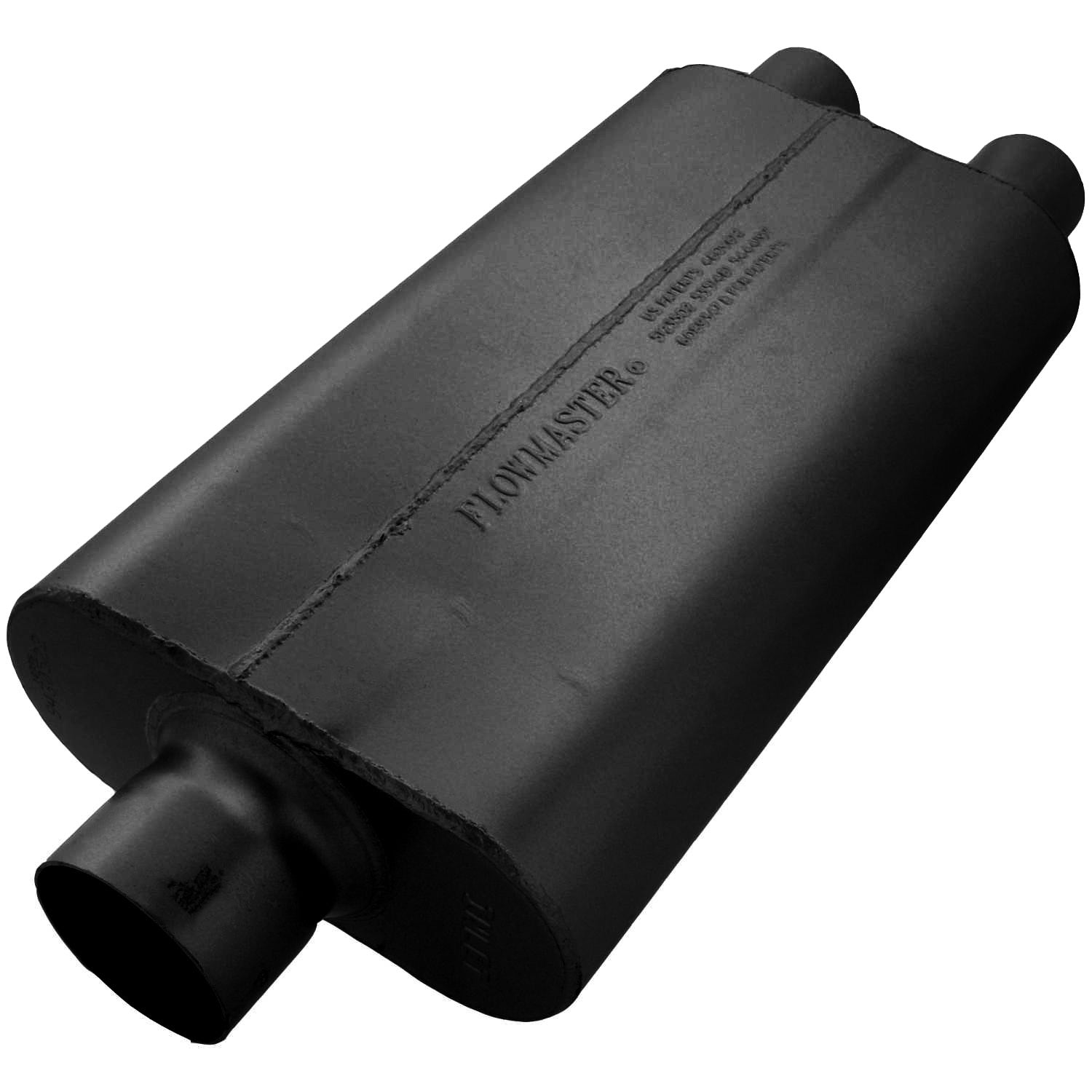 Flowmaster 50 Series Delta Flow Muffler - 3" Center Inlet / 2.25" Dual Outlet