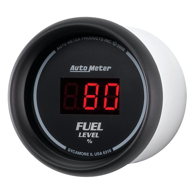 Auto Meter Sport-Comp Digital Programmable Fuel Level Gauge - 2-1/16 in.