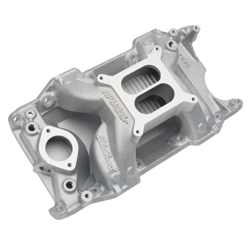 Edelbrock RPM Air Gap 340/360 Intake Manifold - Cast Finish