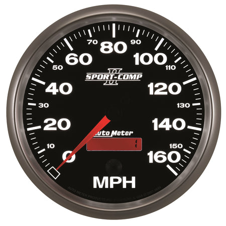 Auto Meter Sport-Comp II Programmable Speedometer - 5 in.