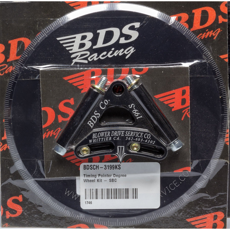 Blower Drive Service Timing Pointer Degree Wheel Kit - SBC