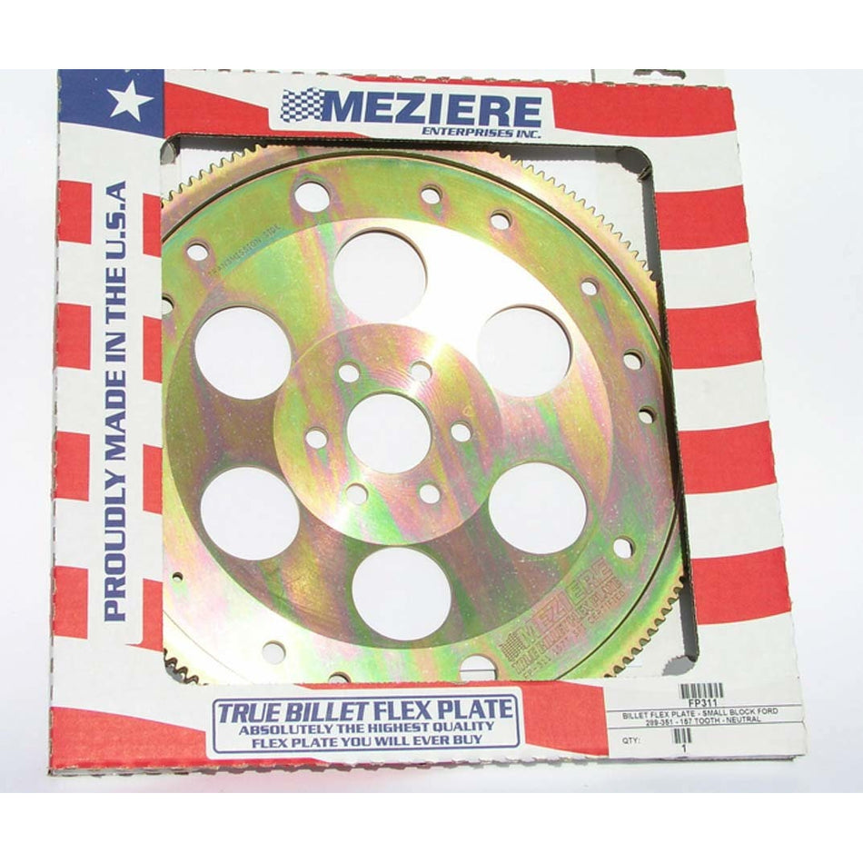 Meziere Billet Flexplate - SFI SB Ford 289-351 157 Tooth