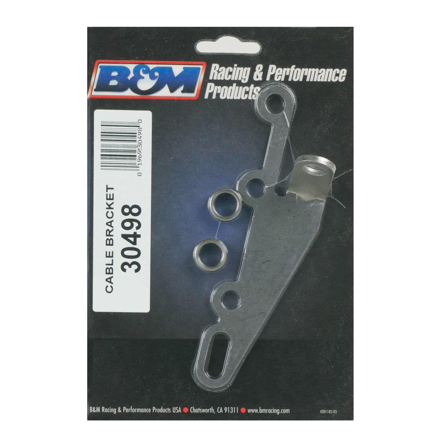 B&M Steel Shifter Cable Bracket Natural B/M Bandit Style Shifters TH400/TH350/TH250/TH200/700R4/2004R - Kit