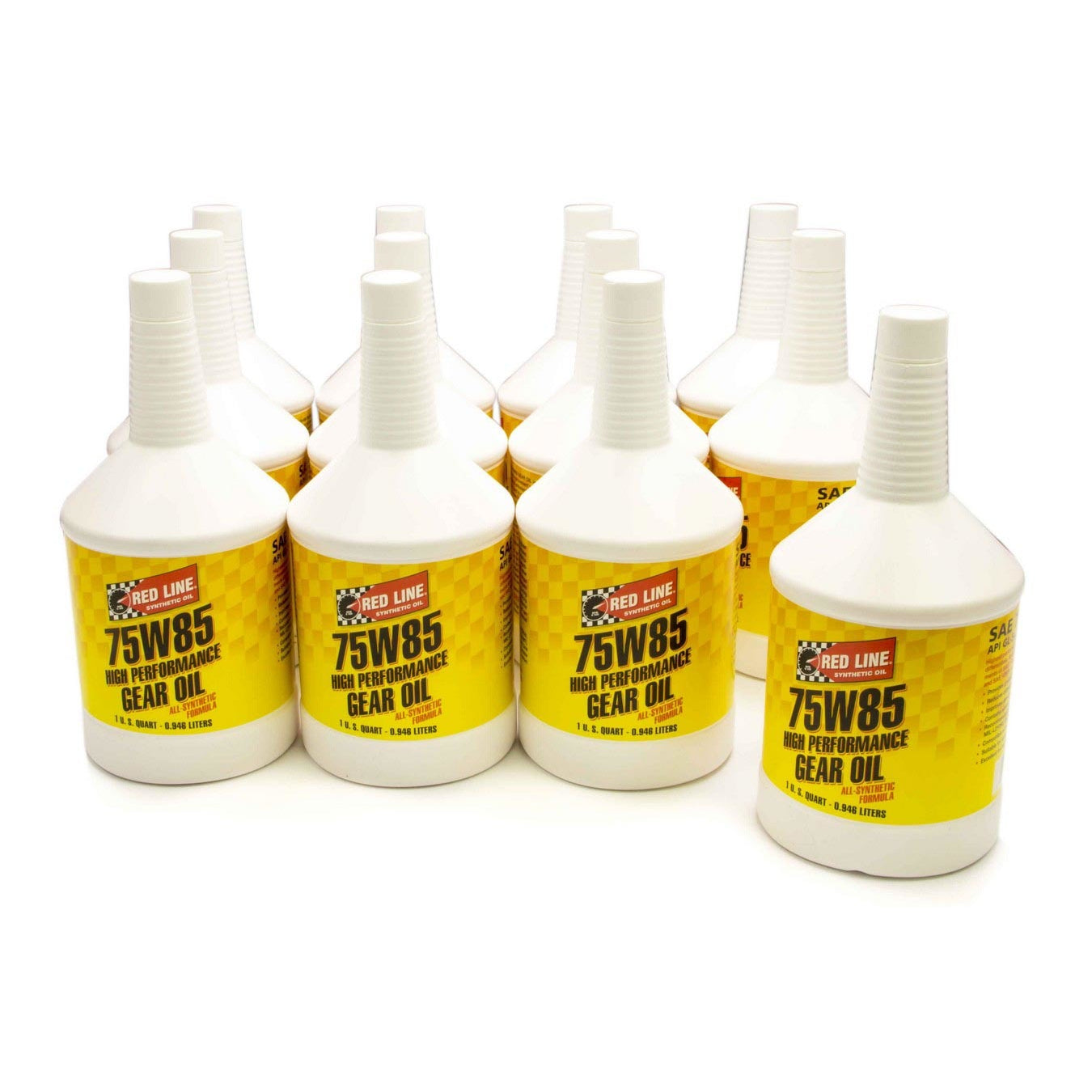 Red Line 75W85 GL-5 Lightweight Gear Oil - 1 Quart (Case of 12)