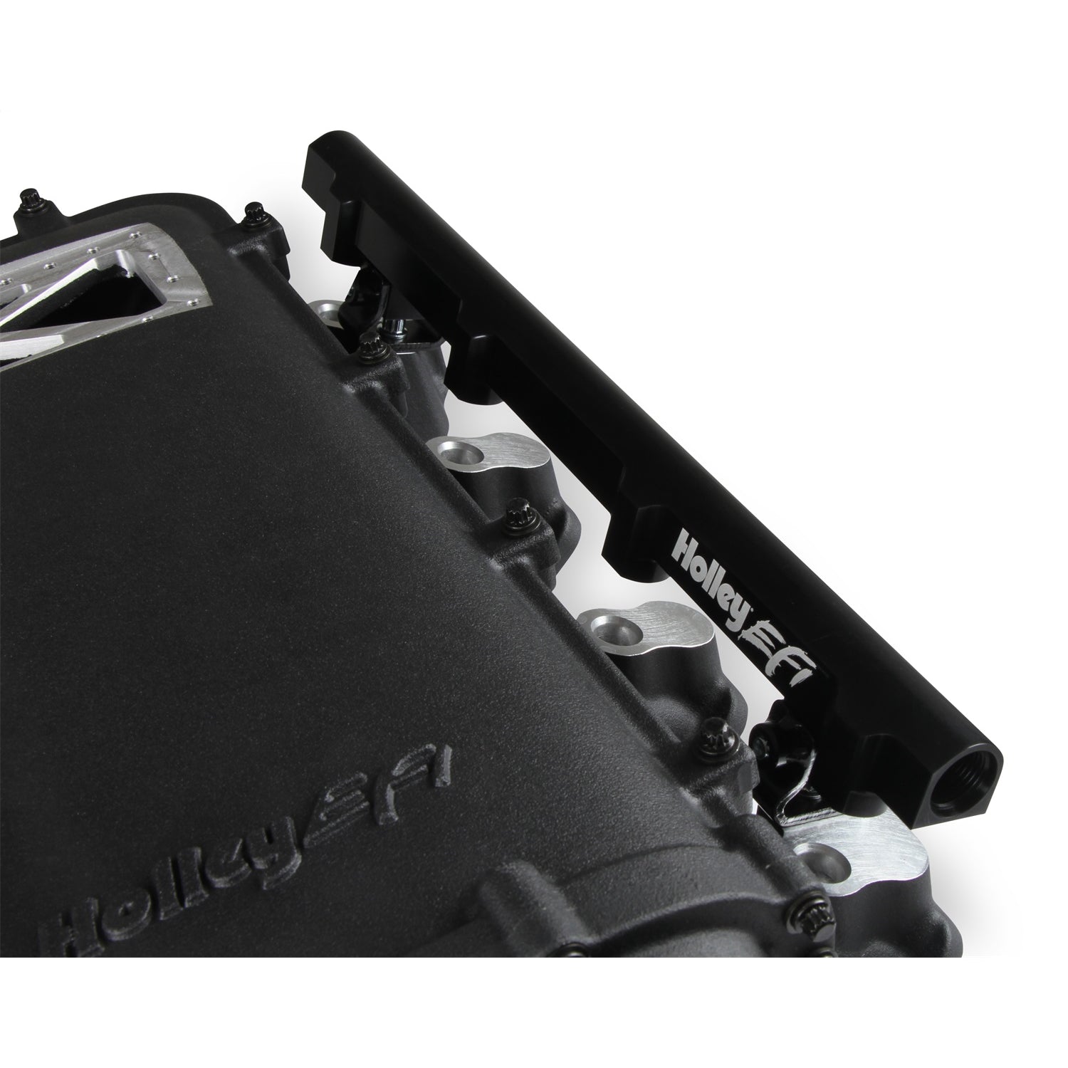 Holley EFI LS3 Ultra Low-Ram Intake Manifold - 105 mm Throttle Body Flange - Tunnel Ram - Black - LS3 - GM LS-Series
