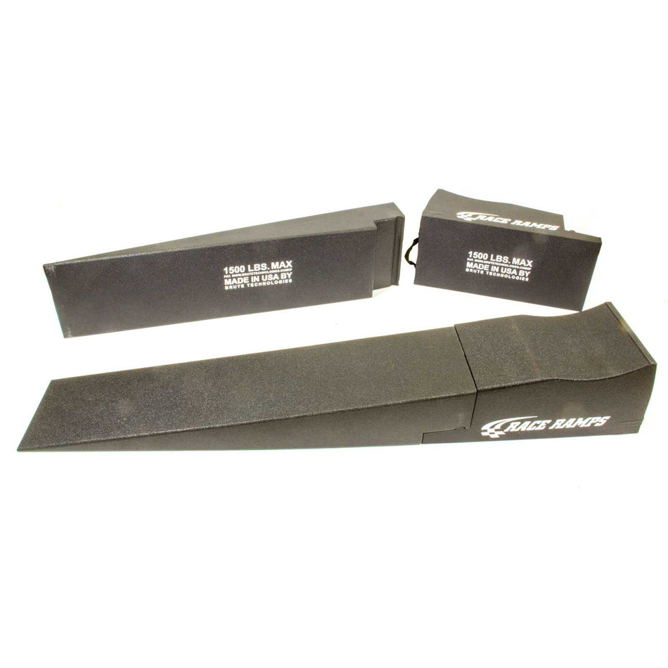 Race Ramps 10" Height Track and Trailer Ramp 80" Long 14" Wide 8.5 Degree Incline - 2 Piece Design