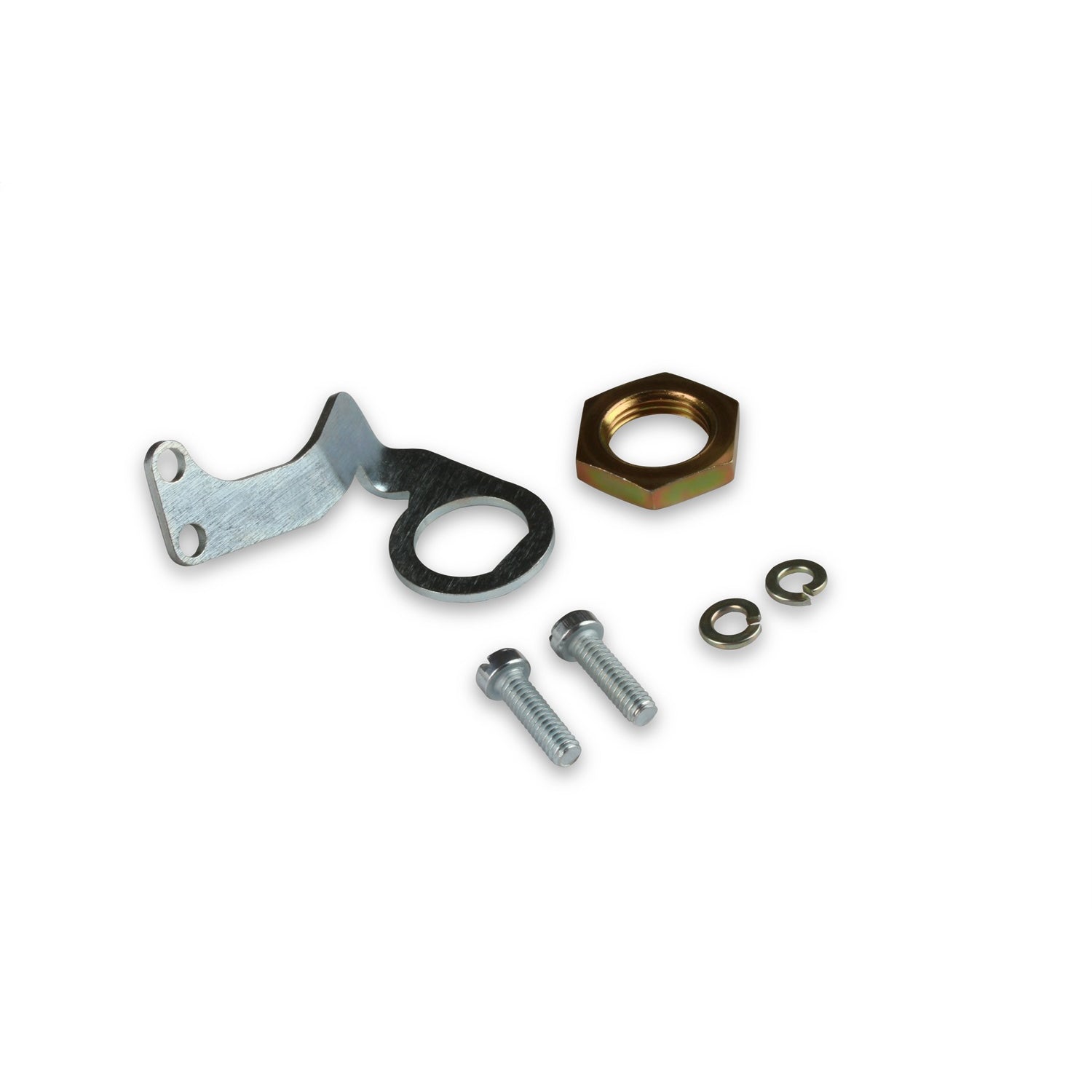 Holley Street Warrior Throttle Solenoid - Fast Idle - Bracket - Steel - Zinc Oxide - Street Warrior Carburetors