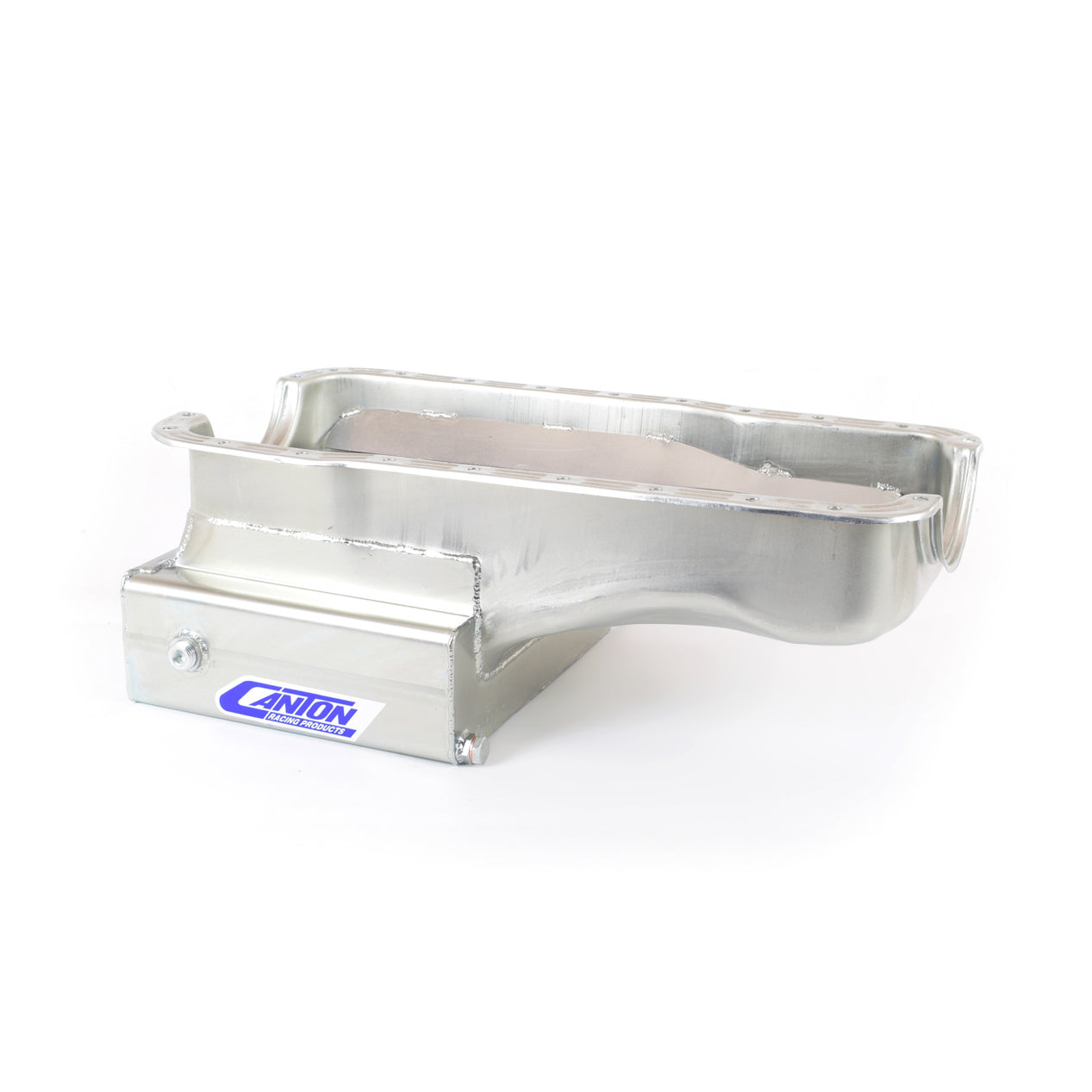 Canton Street / Strip / Road Race Front Sump Oil Pan - 8 Quart - 8 in Deep - Cadmium - Cobra Car - Small Block Ford 15-680S