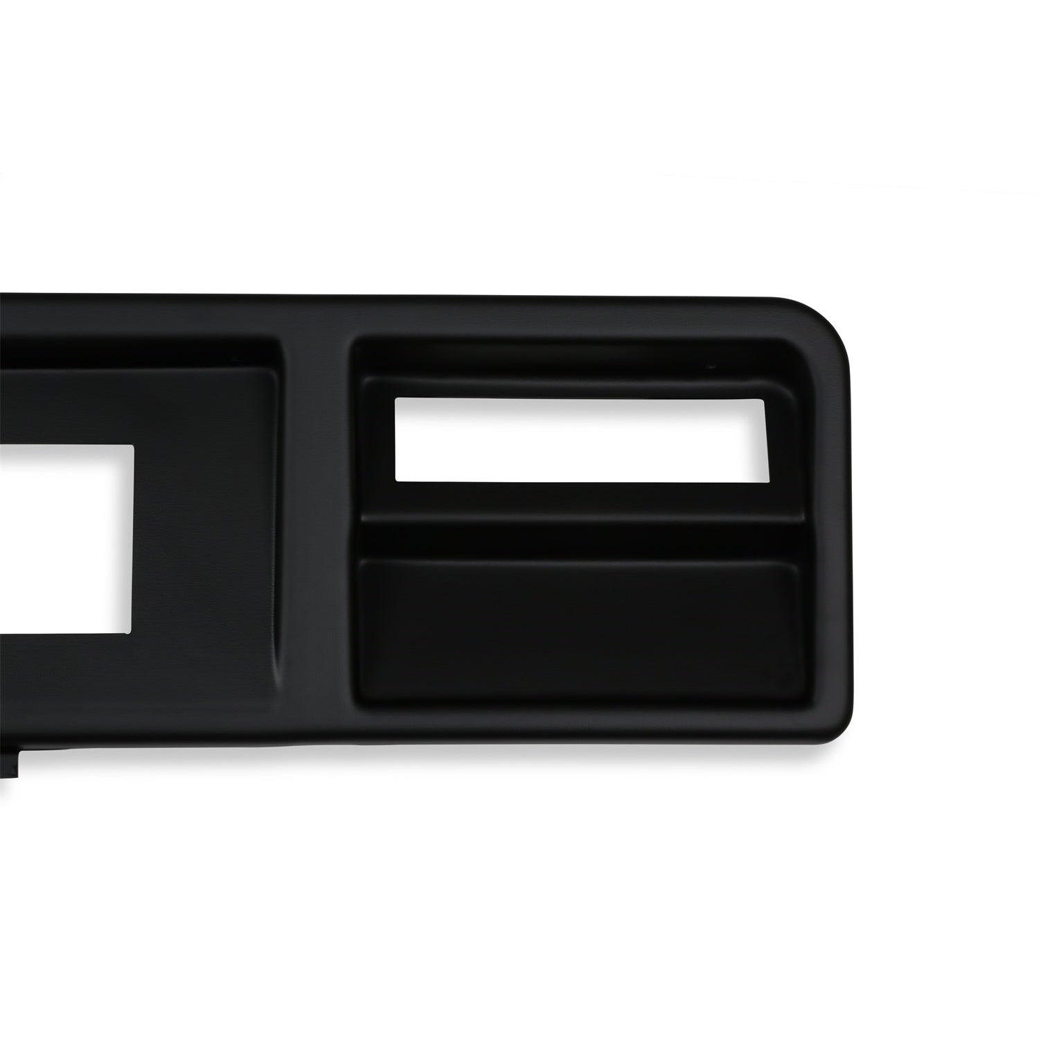 Holley EFI 6.86 in Dash Bezel - Black - With Vents - Ford Fullsize Truck 1973-79