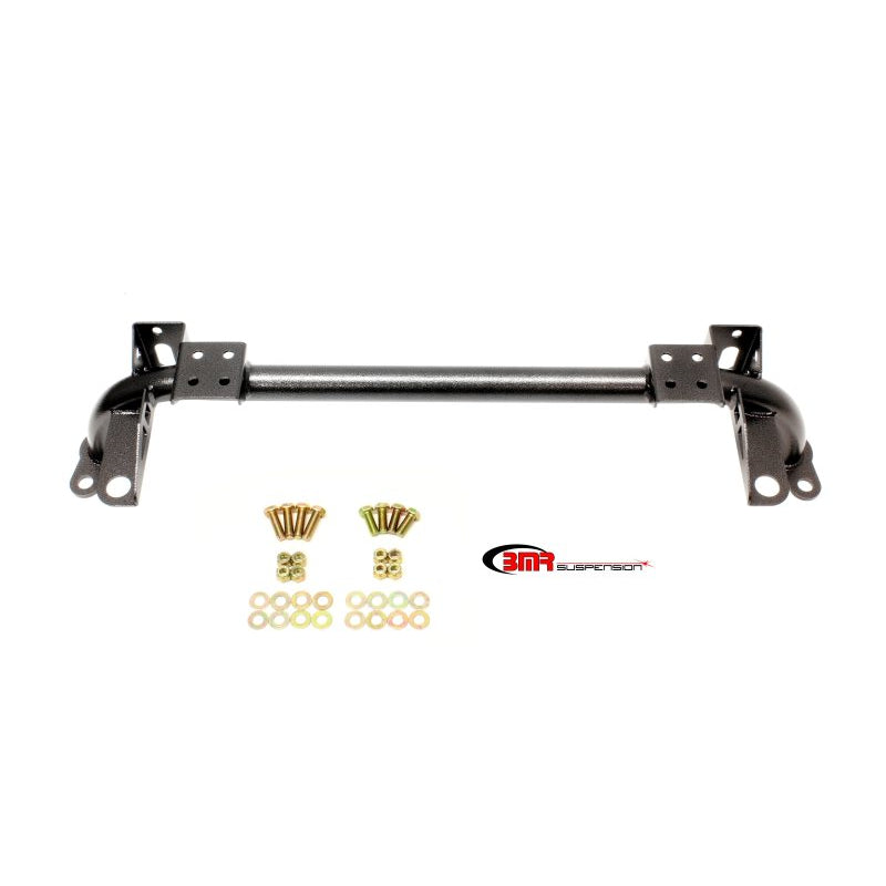BMR Suspension Radiator Support /w Sway Bar Mount - Black Hammertone - 2005-14 Mustang