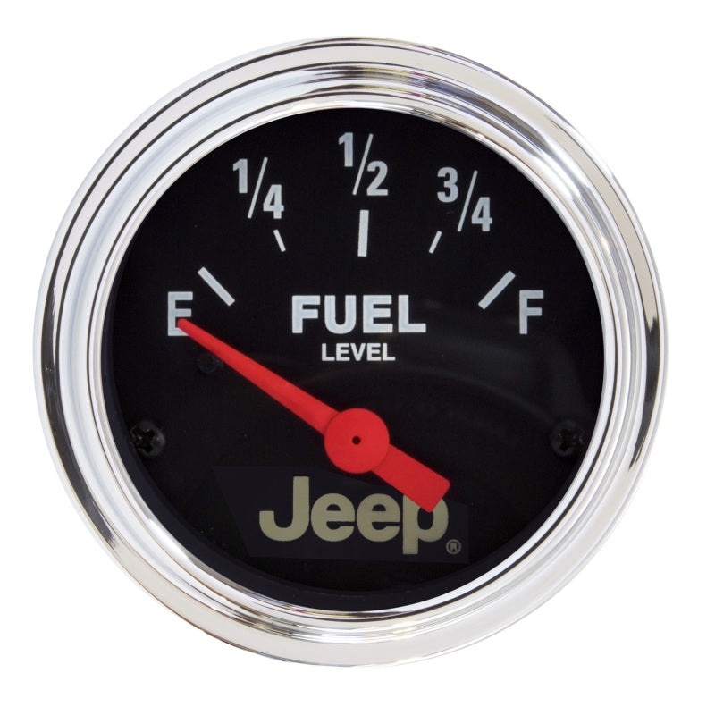 Auto Meter 2-1/16 Fuel Level Gauge 73-8-12Ohms - Jeep Serie