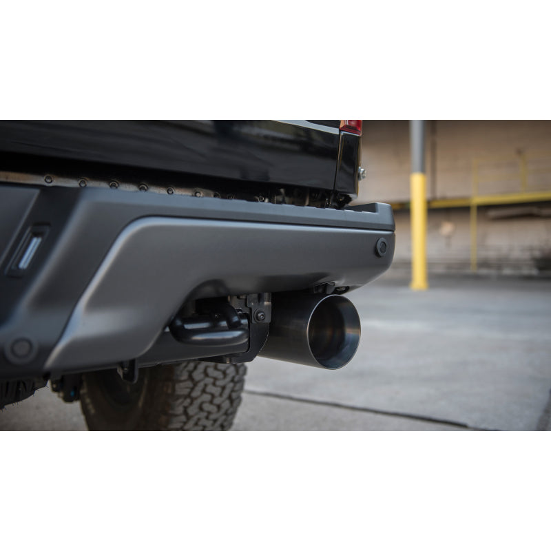 Corsa Sport Exhaust System - Cat-Back - 3" Diameter - Dual Rear Exit - 5" Gray Tips - Stainless - Ford Ecoboost-Series