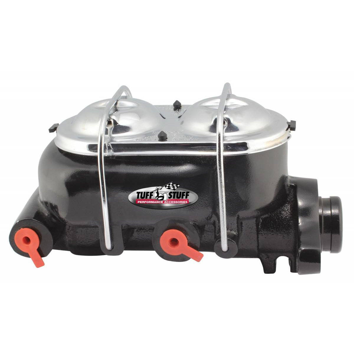 Tuff Stuff Master Cylinder - Dual Reservoir - 1" Bore - 3-1/2" Mount - Black