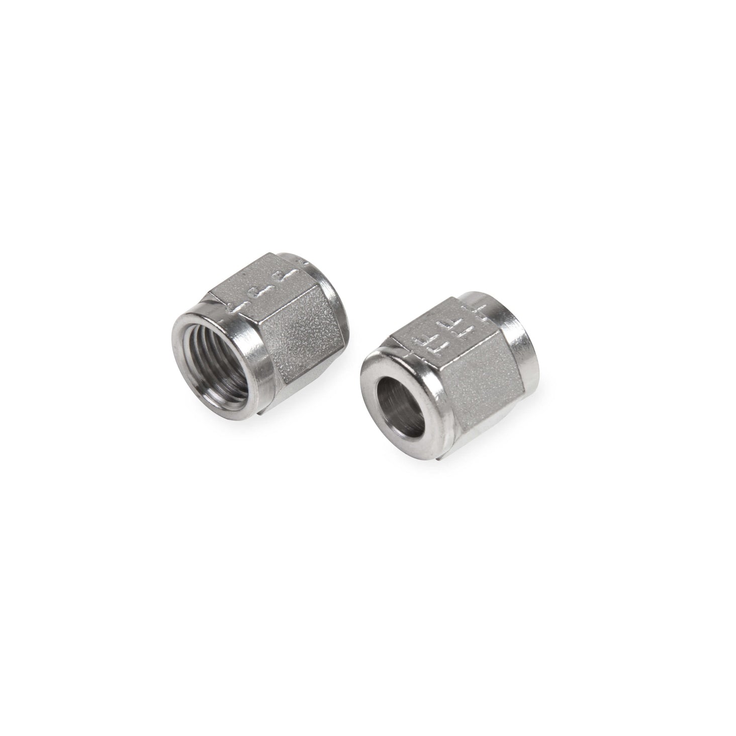 Earl's Tube Nut - 6 AN - 5/16" Tube - Stainless Steel - (Pair)