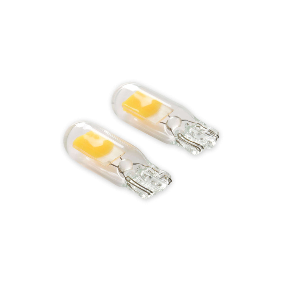 Holley Retrobright LED Turn Signal - Classic White - T10/194 Style (Pair)