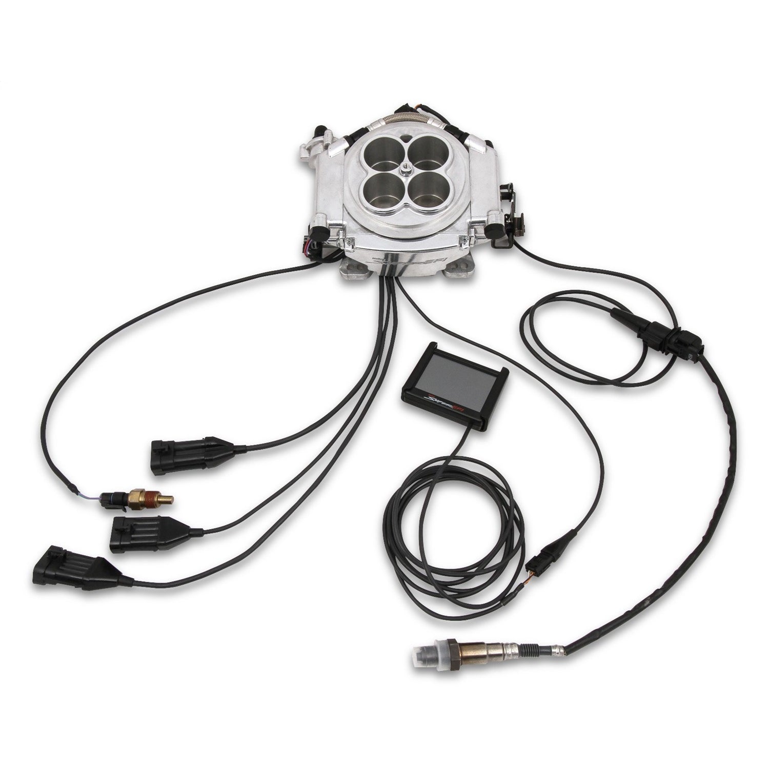 Holley Sniper EFI Super Sniper EFI Throttle Body Fuel Injection - Square Bore - Silver 550-518