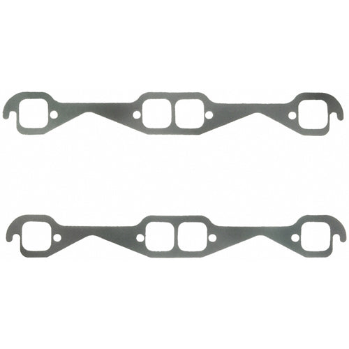 Fel-Pro Exhaust Gaskets - SB Chevy - Large Race, Small Race, Square Port - 1.50" x 1.50"