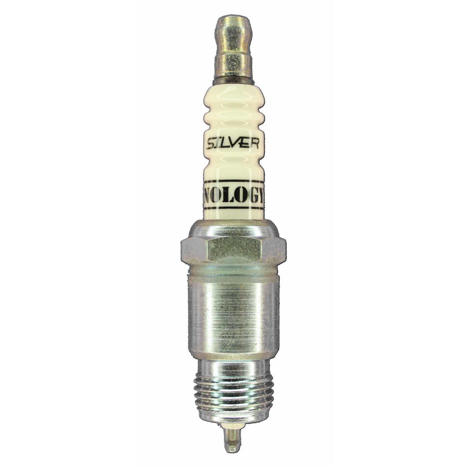 Brisk Silver Racing Spark Plug - 14 mm Thread - 12.7 mm R - Heat Range 14 - Tapered Seat - Resistor