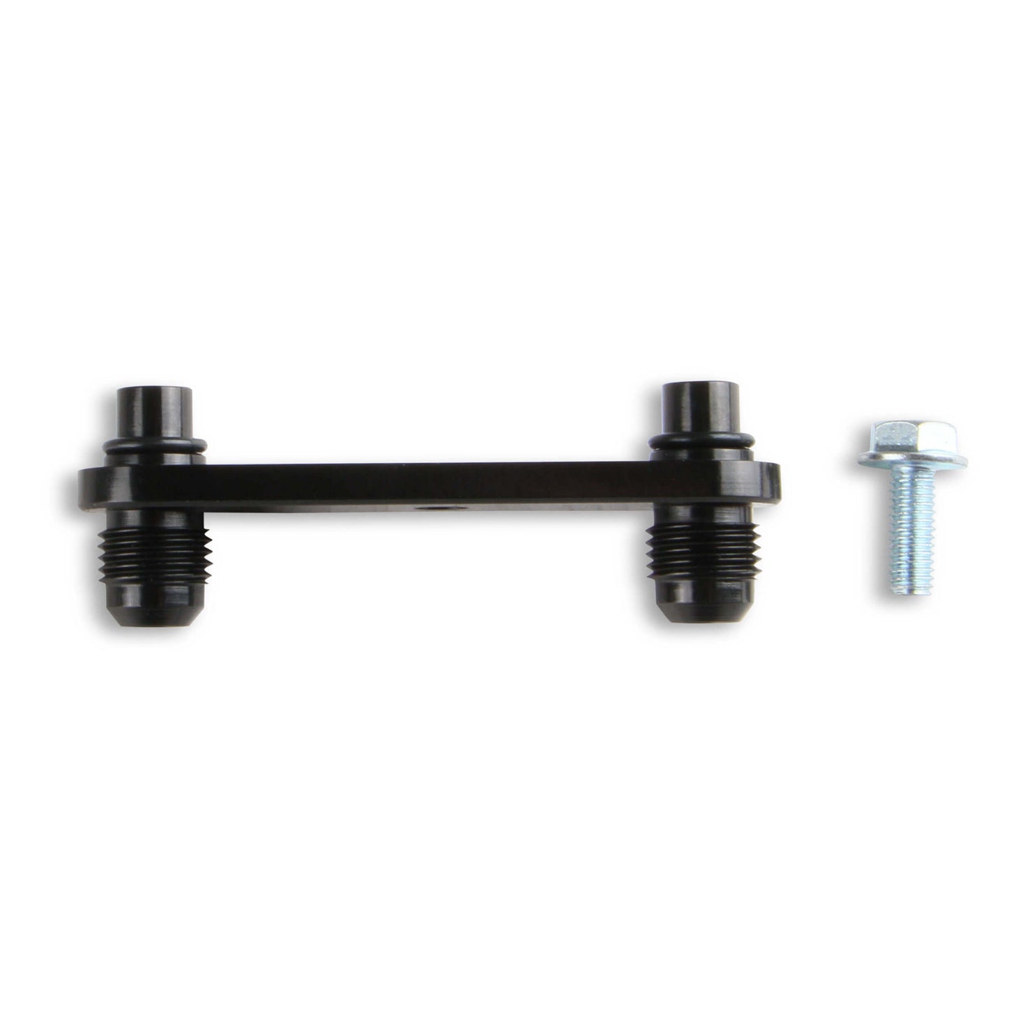 Earl's Transmission Cooler Fitting - Straight - 6 AN Male - Aluminum - Black - 6L80/6L90 Transmissions