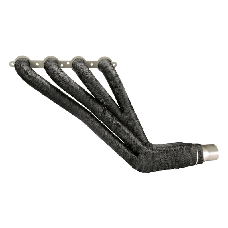 DEI Titanium Exhaust Wrap - 2 in Wide - 50 ft Roll - Woven Fiberglass - Carbon Fiber Look