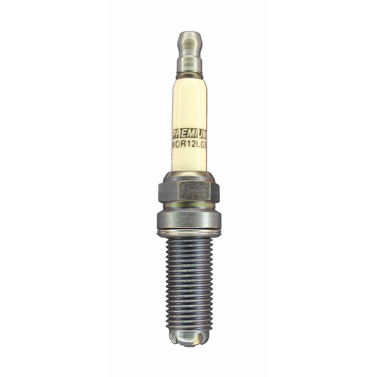 Brisk Premium Racing Spark Plug - 12 mm Thread - 26.1 mm R - Heat Range 12 - Gasket Seat - Resistor MOR12LGS